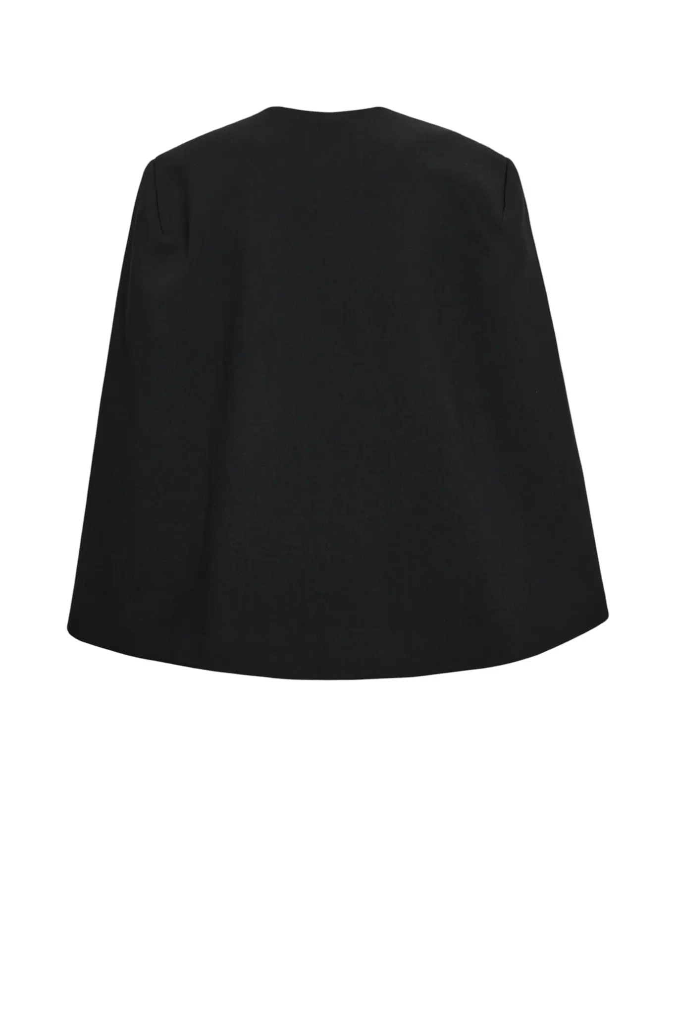 Vola Cape Button Blazer - Black