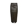 Gitt Asym Floor Skirt - Dark Brown