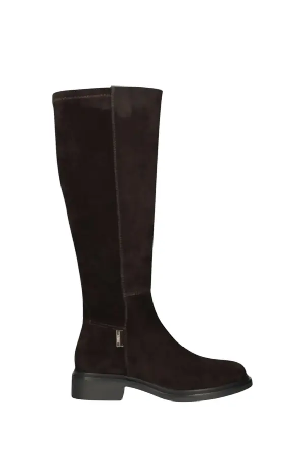 Sela Roller High Boot - Dark Brown