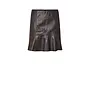 Colly HW Naplon Leather Skirt - Chocolate Brown