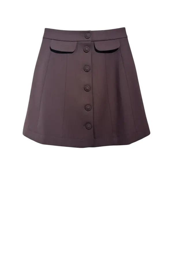 Fancy Skirt - Prune