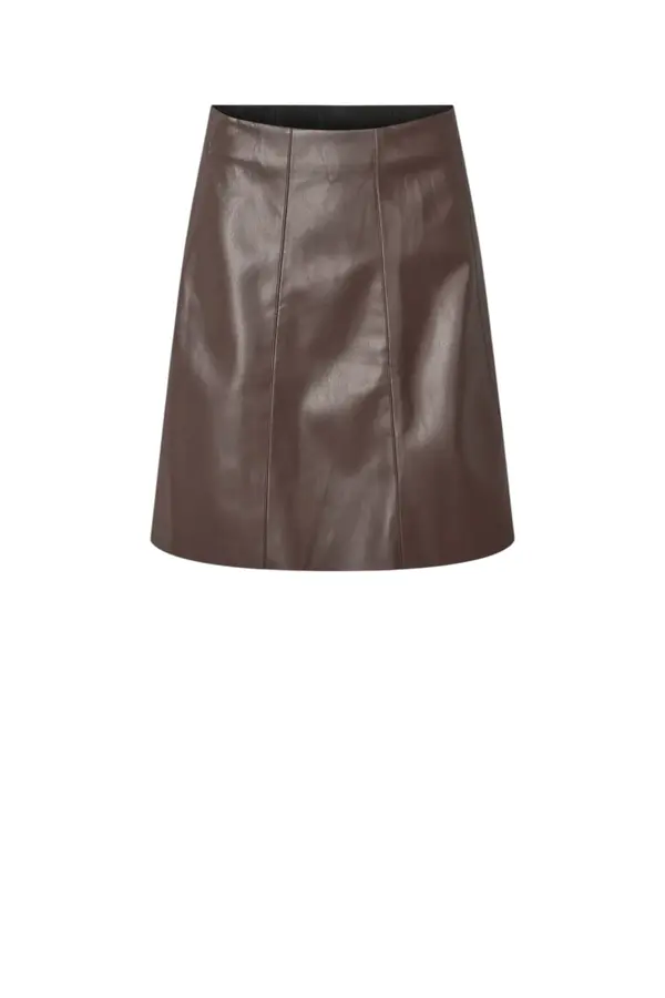 Aledra Vegan Skirt Short - Potting Soil