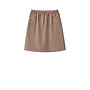 Fio check mini cotton skirt - Brown