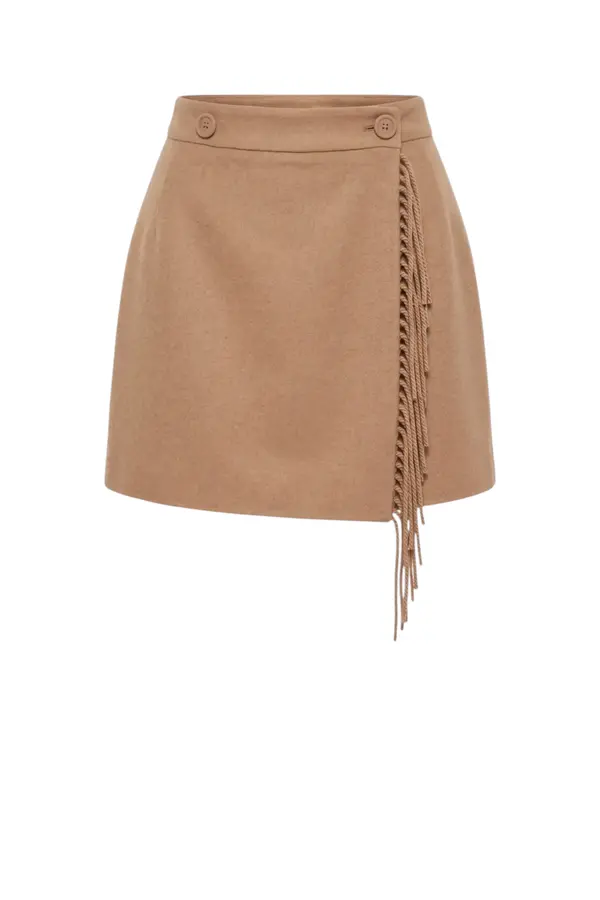 Fran Short Skirt - Camel