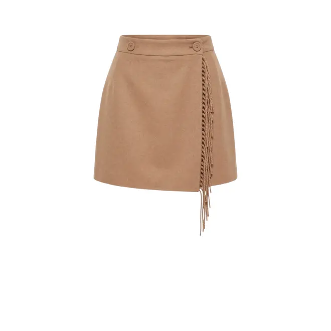 Fran Short Skirt - Camel
