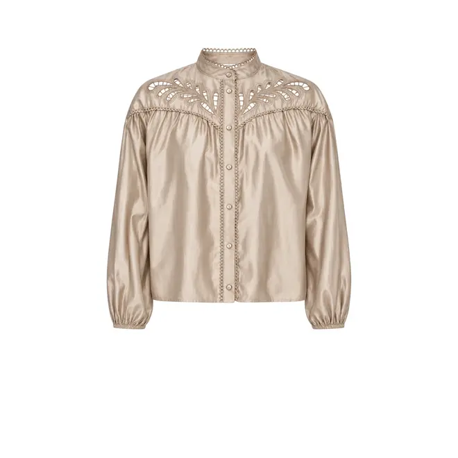 Melin Balloon Lace Shirt - Champagne