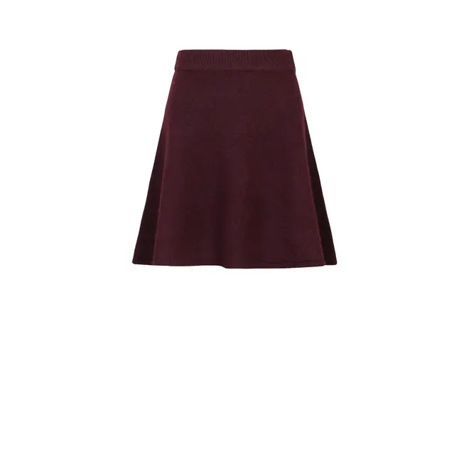 Gisa Knit Skirt - Wine
