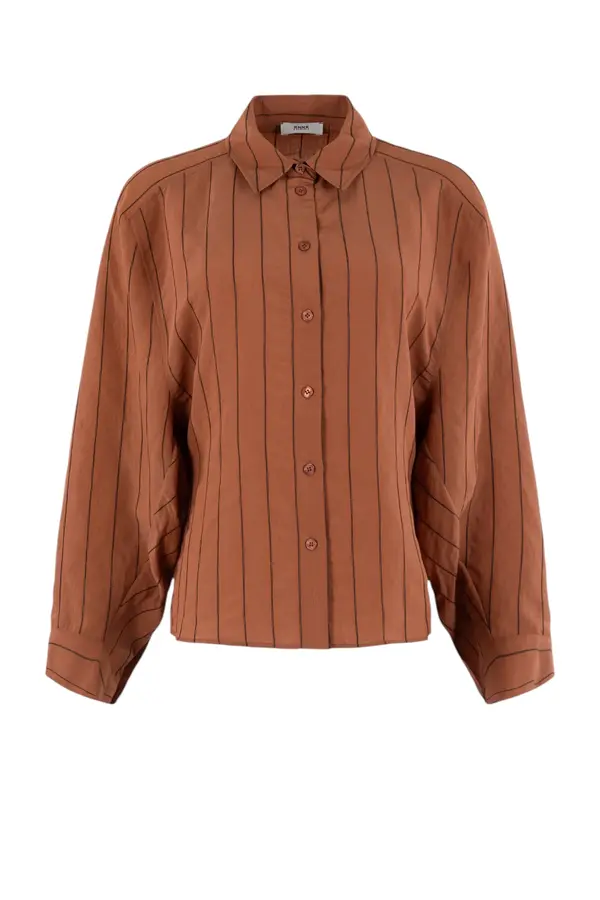 Blouse - Rust Stripe
