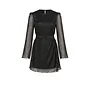 Devika Dress - Black / Silver