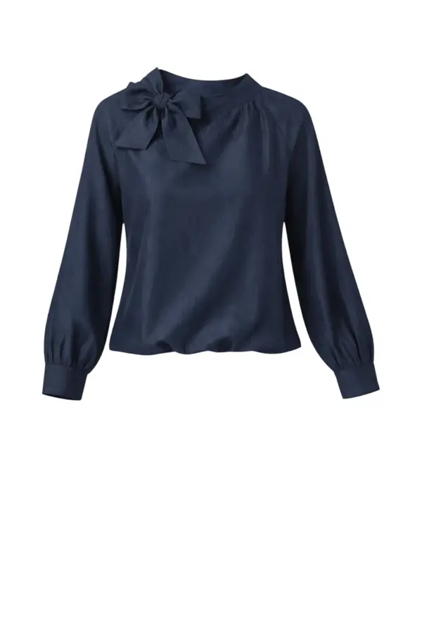 Blakely Blouse - Midnight Blue