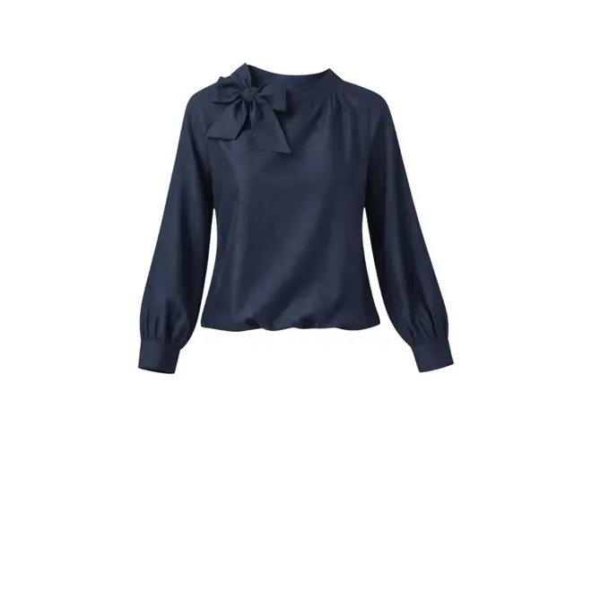 Blakely Blouse - Midnight Blue