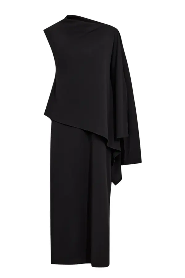 Falcon Drape Dress - Black