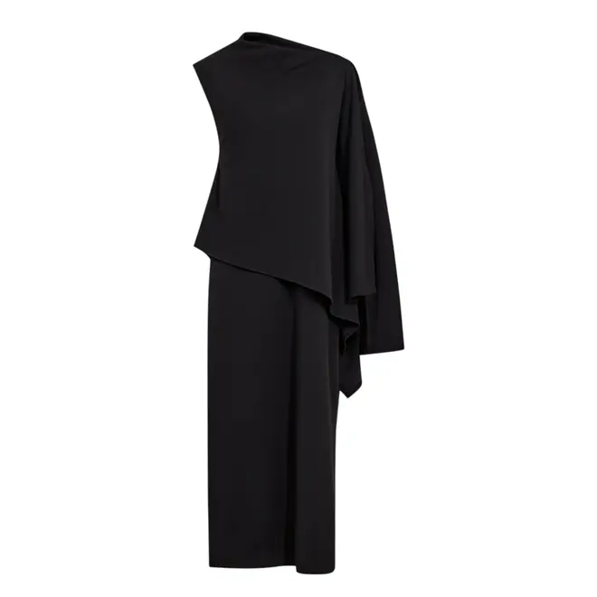 Falcon Drape Dress - Black