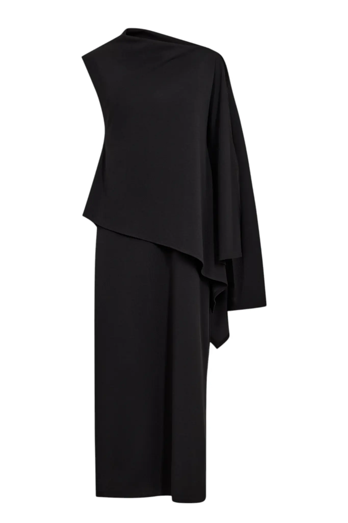 Falcon Drape Dress - Black