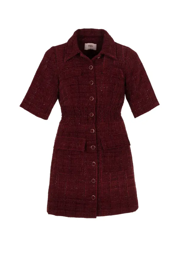 Deluxe Dress - Burgundy