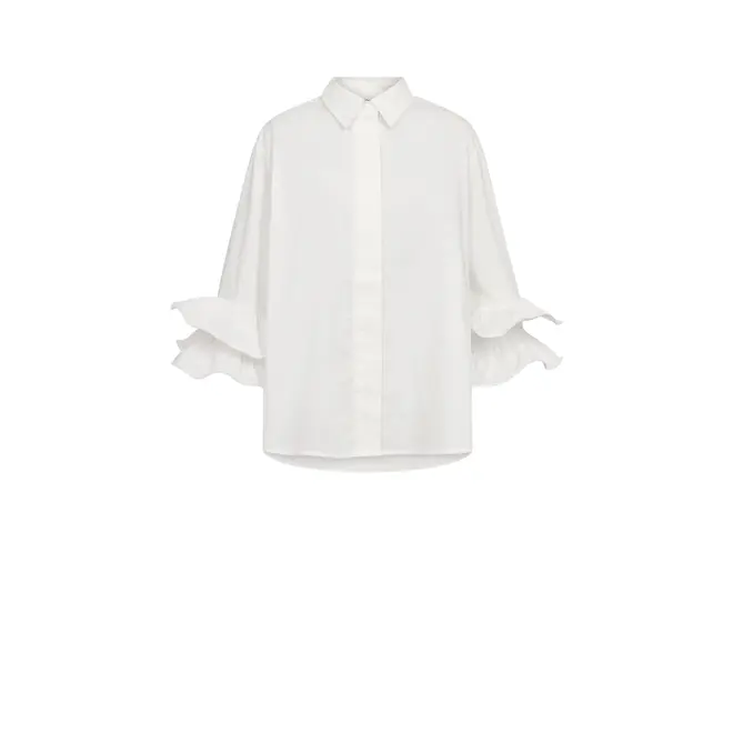 Halen Flare Shirt - White