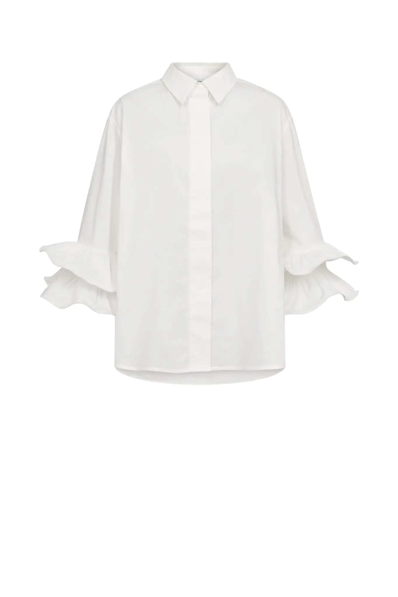 Halen Flare Shirt - White