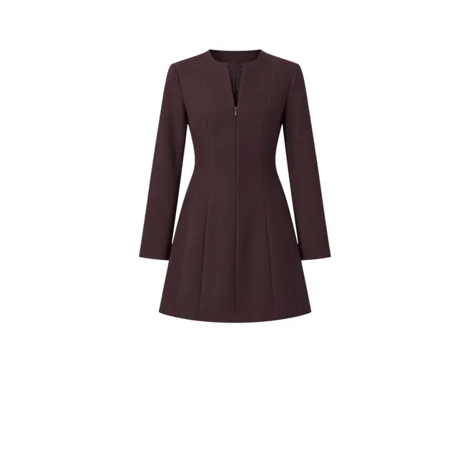 Circle Dress - Prune
