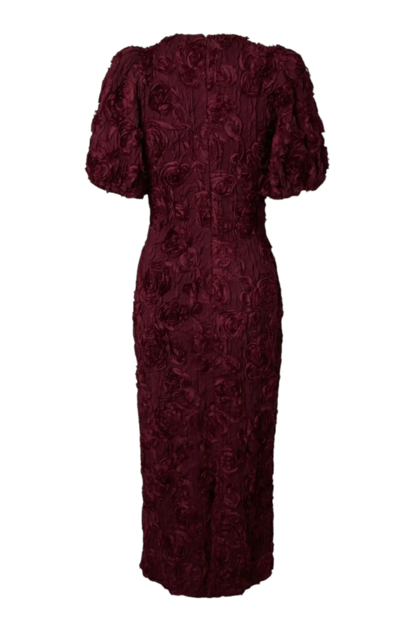 Linnea 2/4 Long Dress - Maroon Banner
