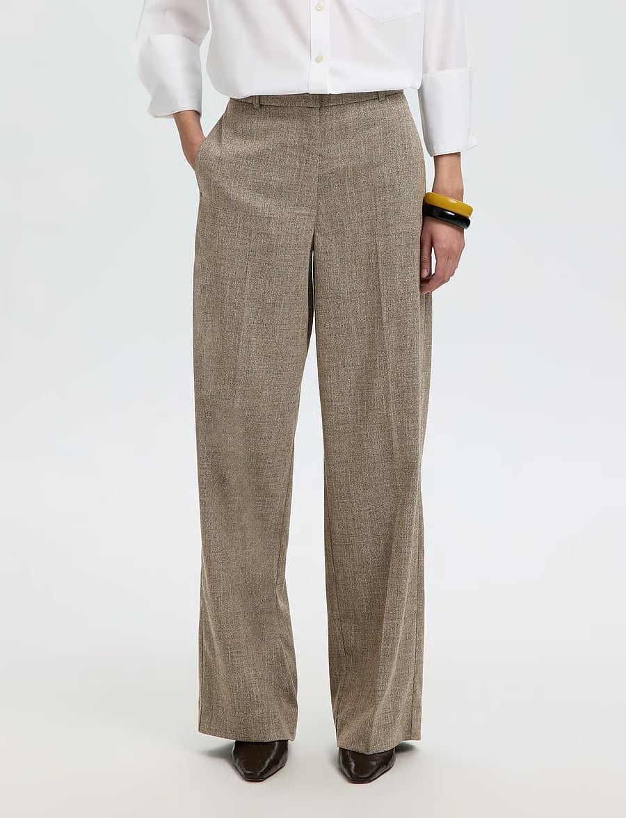 Wide Ezma Pants - Chocolate Chip