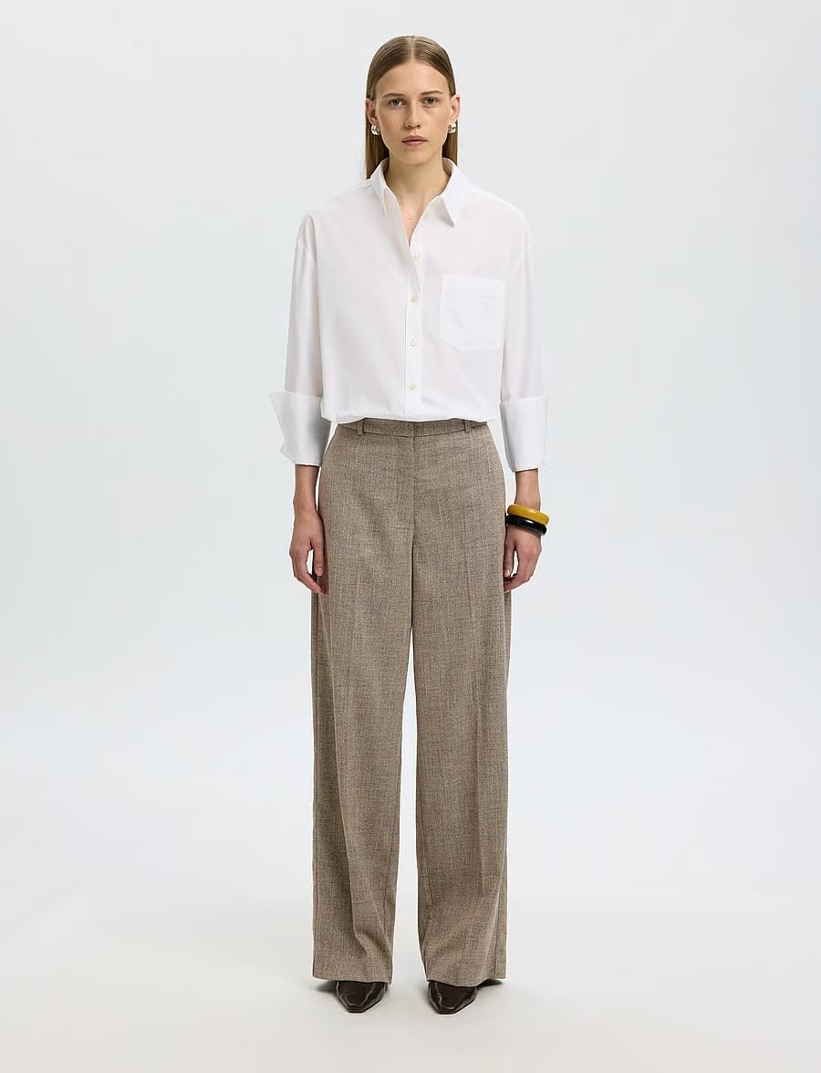 Wide Ezma Pants - Chocolate Chip