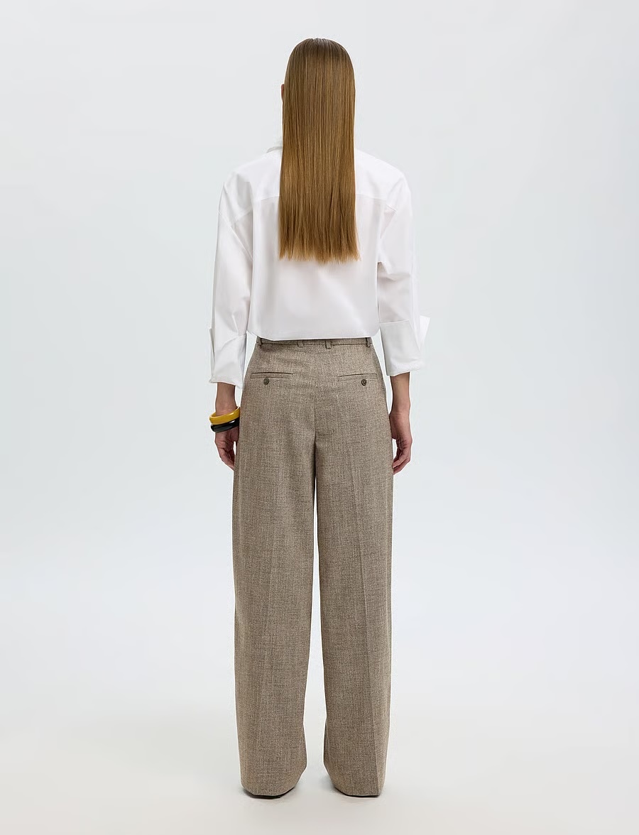 Wide Ezma Pants - Chocolate Chip