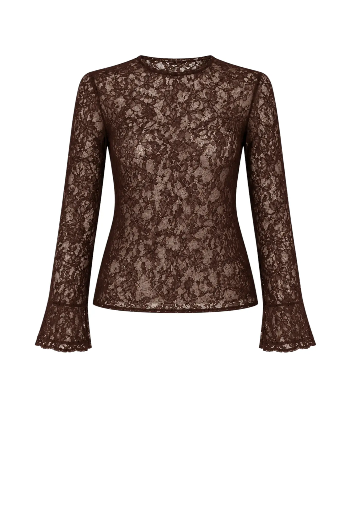 Top - Dark Brown Solid