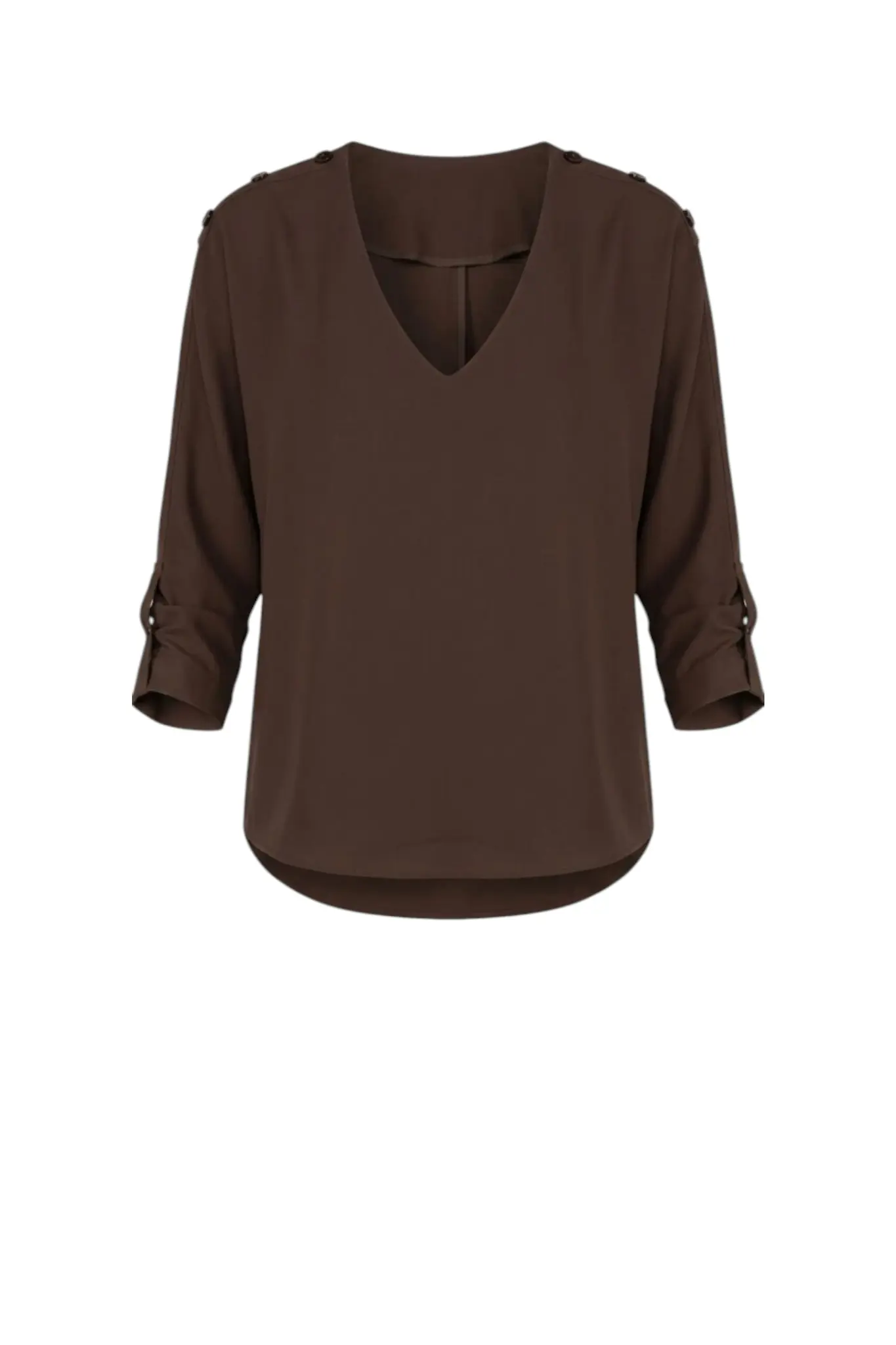 Brittany Blouse - Dark Chocolate