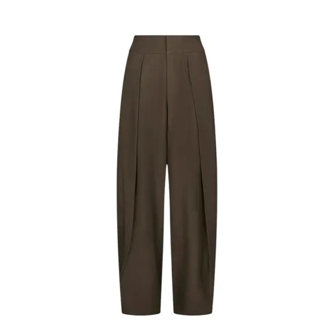 Lucille Structure Pants - Dark Brown