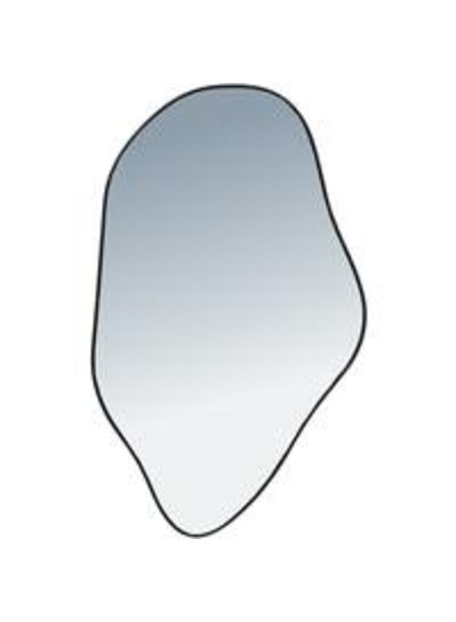 Spiegel Dhali Zwart 30 cm