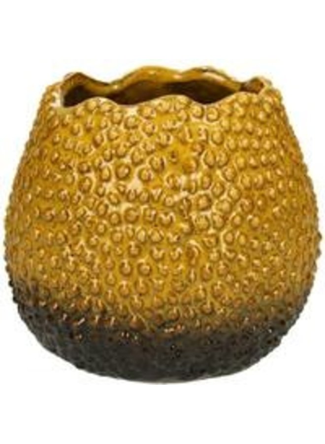 Bloempot Geel 15 cm