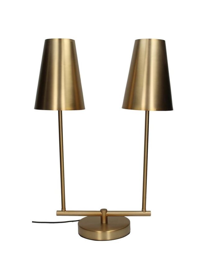 Tafellamp Duo Lantaarn goud