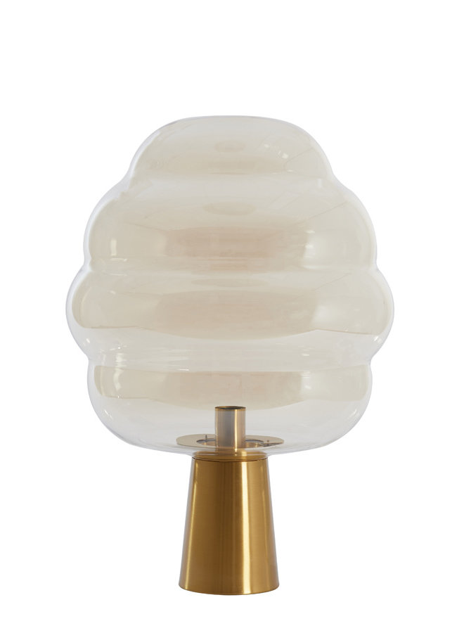 Tafellamp Misty Amber Gold