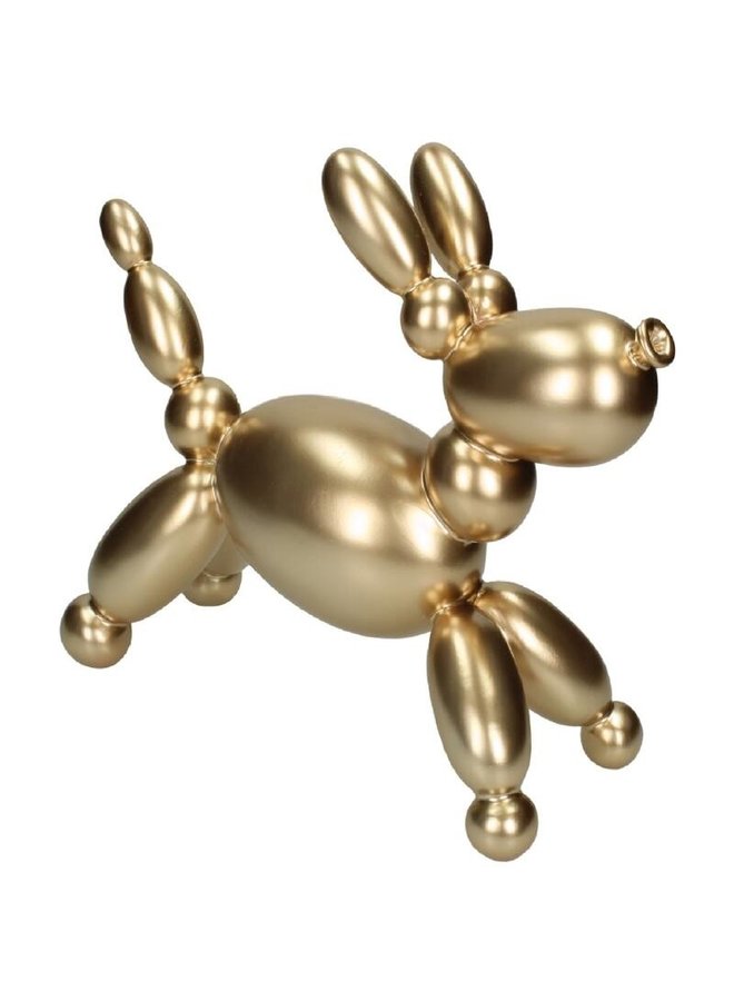 Ornament Ballon Hond Goud 32cm