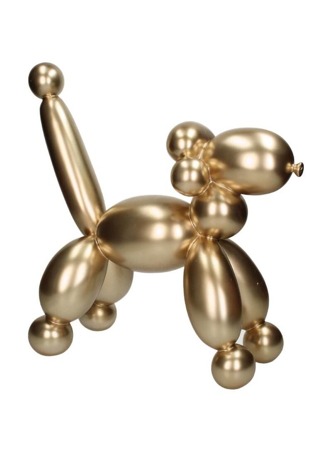 Ornament Ballon Hond Goud 41cm