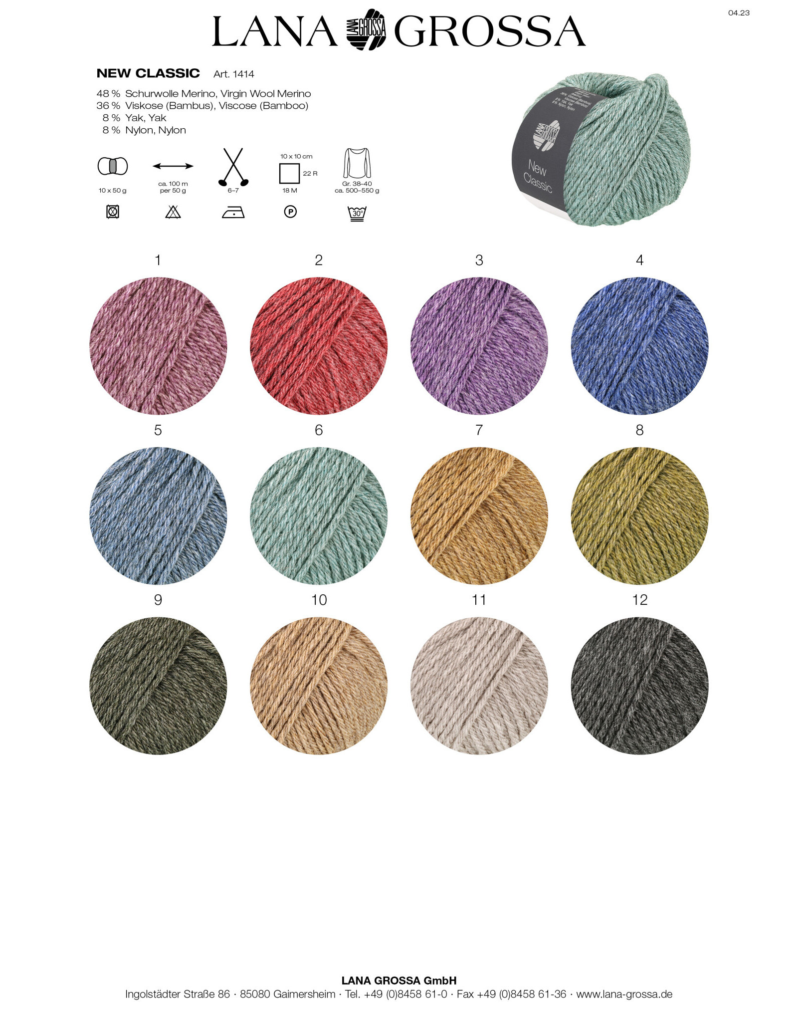 New Classic *New Classic - 50 g - 100 m - kan niet meer besteld worden !