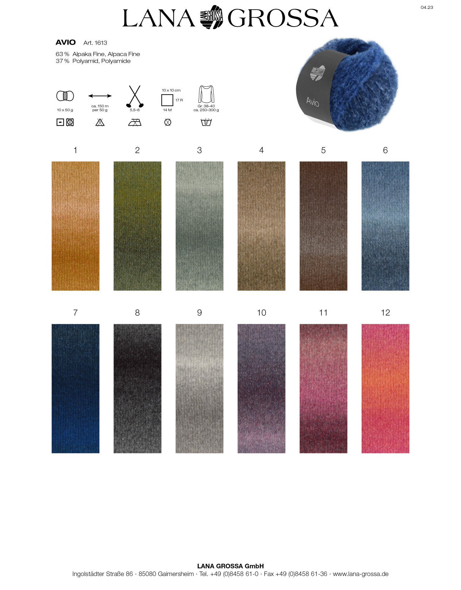 Avio *Avio - 50 g - 150 m - kan niet meer besteld worden !