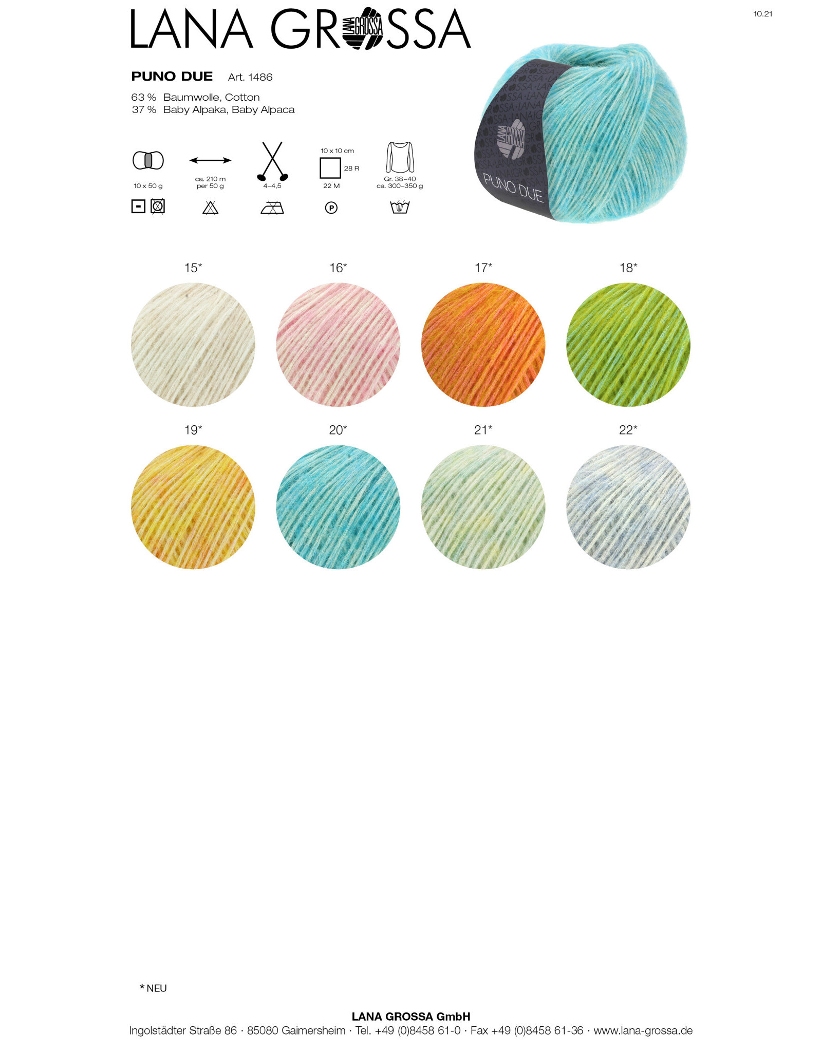 Puno Due *Puno Due - 50 g - 210 m - kan niet meer besteld worden !