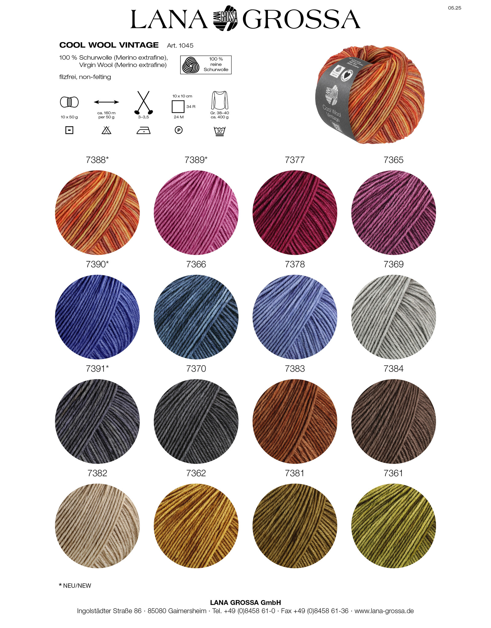 Cool Wool Vintage Cool Wool Vintage - 50 g - 160 m