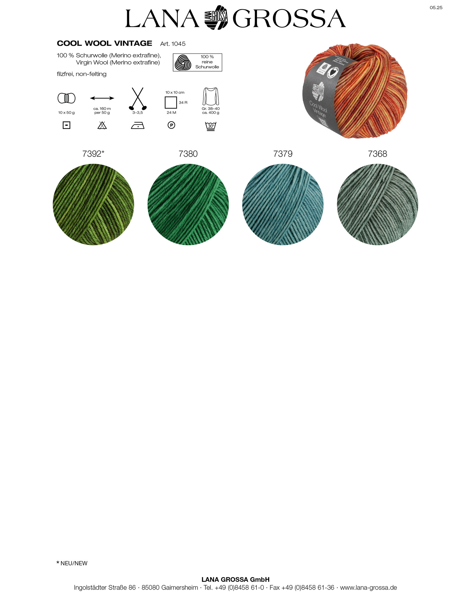Cool Wool Vintage Cool Wool Vintage - 50 g - 160 m