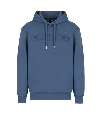 armani exchange blue hoodie