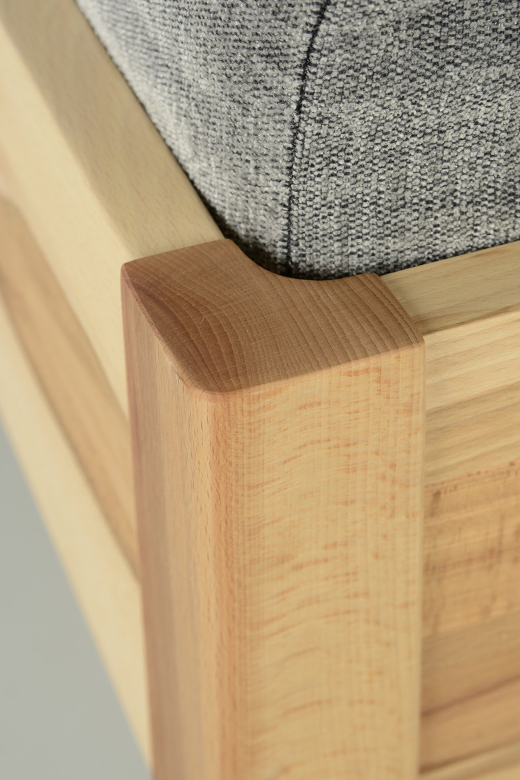 TRAUMWERK Massivholzbett VELA 21