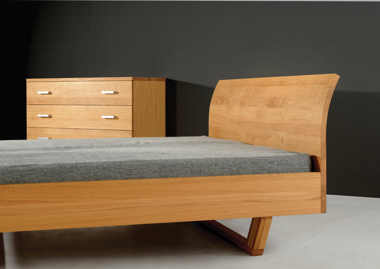 COBURGER WERKSTÄTTEN 1894 Massivholzbett INTURA_B