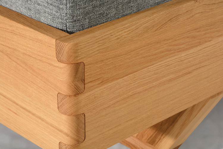 COBURGER WERKSTÄTTEN 1894 Massivholzbett INTURA_B