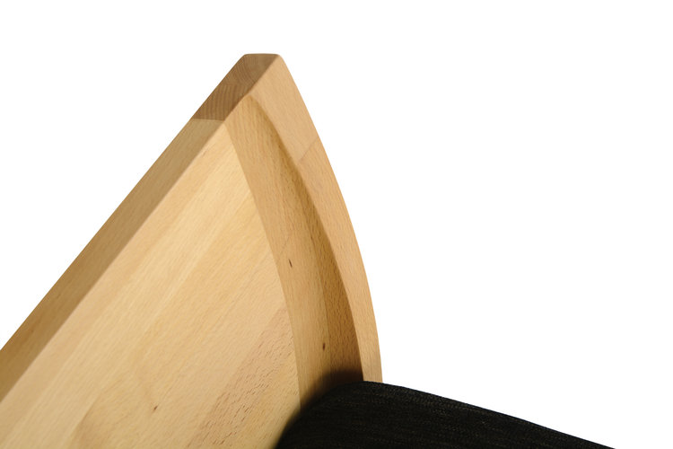 COBURGER WERKSTÄTTEN 1894 Massivholzbett PRO-CLASSICO mit erhöhtem Fußteil