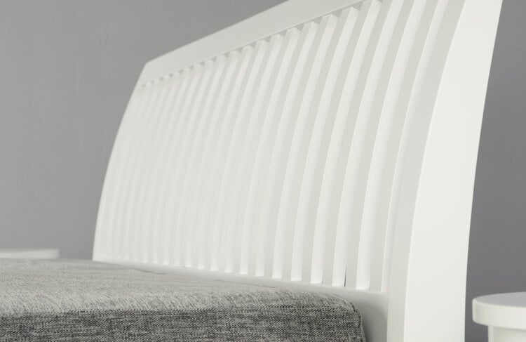 COBURGER WERKSTÄTTEN 1894 Massivholzbett PRO-LAGUNA weiss lackiert