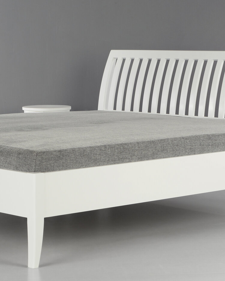 COBURGER WERKSTÄTTEN 1894 Massivholzbett PRO-LAGUNA weiss lackiert