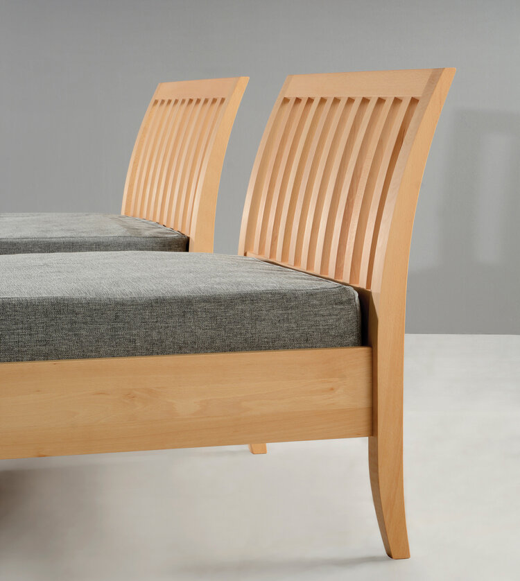 COBURGER WERKSTÄTTEN 1894 Massivholzbett LAGUNA - SCHNELL-LIEFERUNG