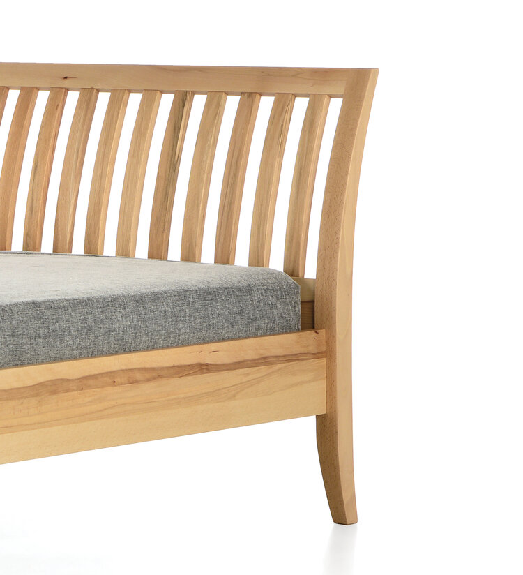 COBURGER WERKSTÄTTEN 1894 Massivholzbett LAGUNA - SCHNELL-LIEFERUNG