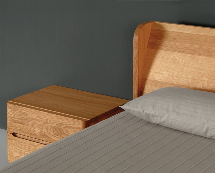 ZACK DESIGN Massivholzbett B2